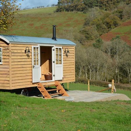 Snug Oak Hut With A View On A Welsh Hill Farm Lejlighed Brecon Eksteriør billede